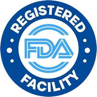 Registered FDA facility badge